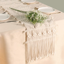Load image into Gallery viewer, Aurora Macrame Table Runner
