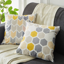 Load image into Gallery viewer, Arabella Modern Geometric Pillow Cover
